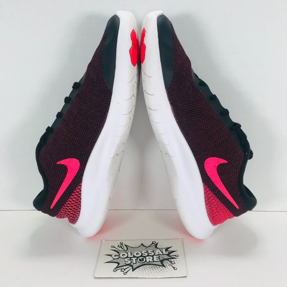 ❌SOLD❌ Nike Flex Experience RN 7 Running Shoes Black Pink Red - Picture 6 of 9